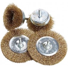 Set 20 perii circulare din sarma. cu tija pentru bormasina 75-100 mm